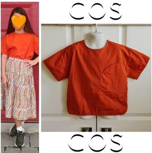 COS Orange Blouse